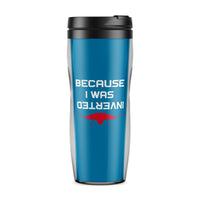 Thumbnail for Because I was Inverted Designed Plastic Travel Mugs
