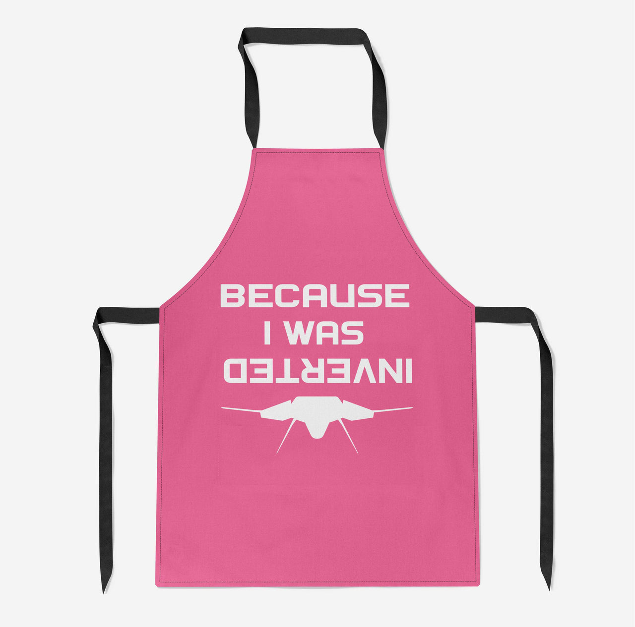 Because I was Inverted Designed Kitchen Aprons