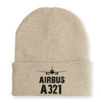 Thumbnail for Airbus A321 & Plane Embroidered Beanies