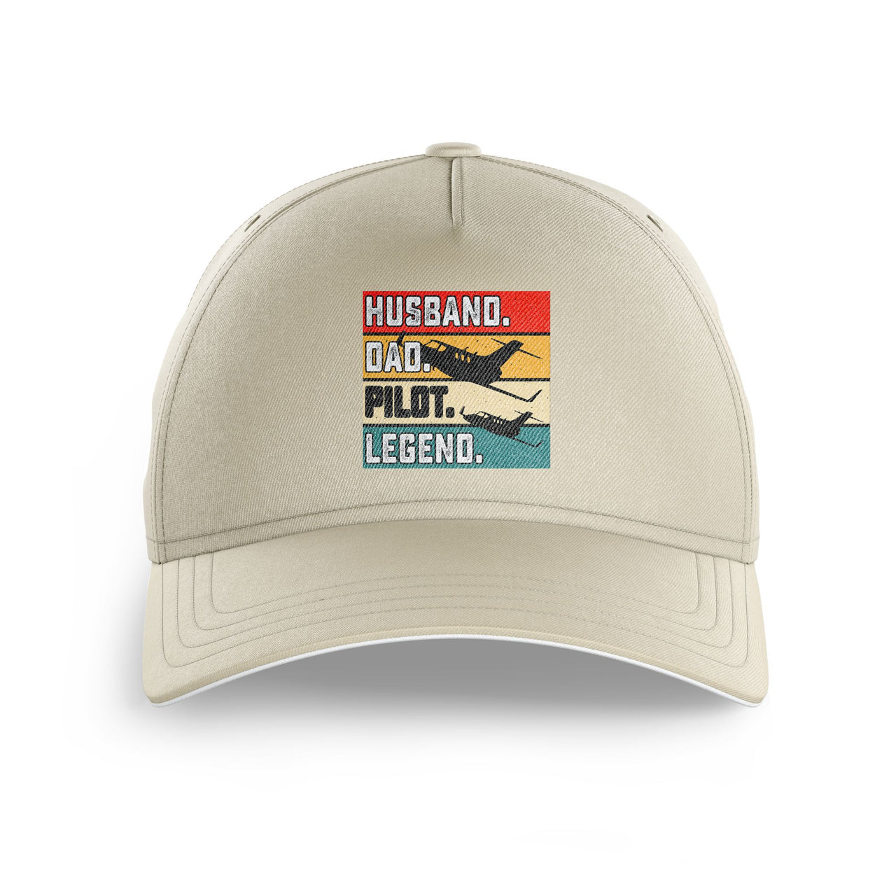 Husband & Dad & Pilot & Legend Printed Hats