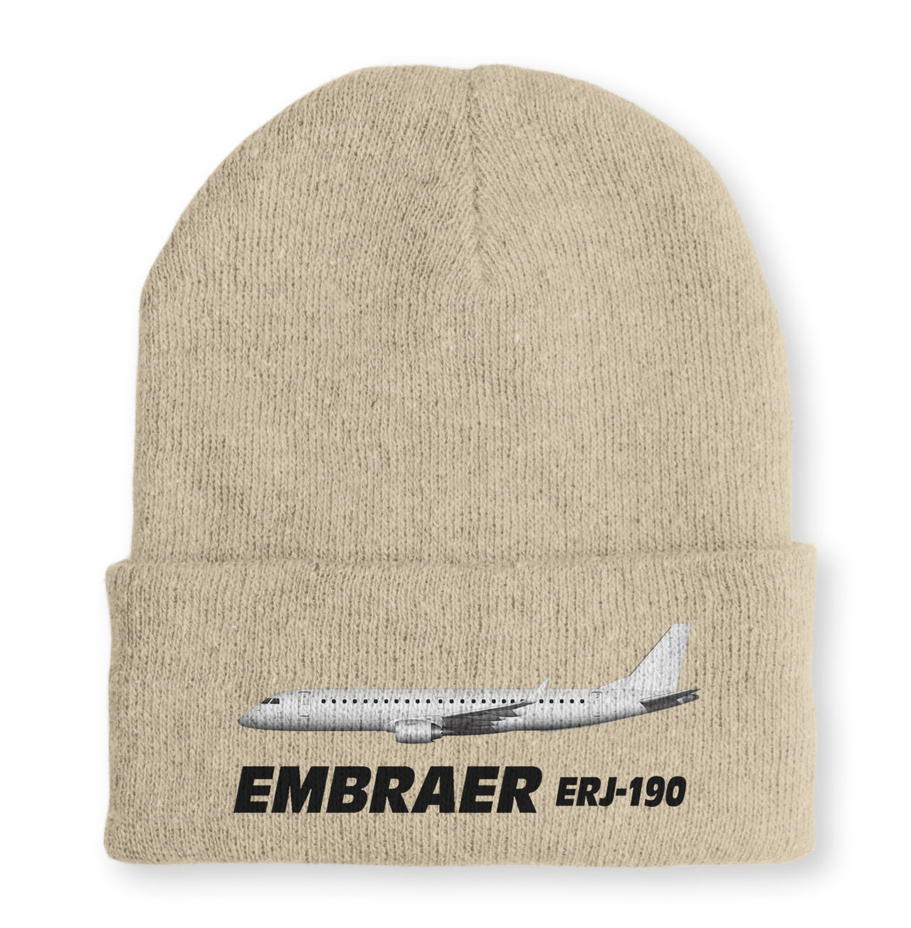 The Embraer ERJ-190 Embroidered Beanies