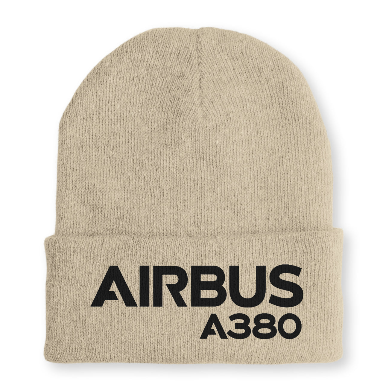Airbus A380 & Text Embroidered Beanies