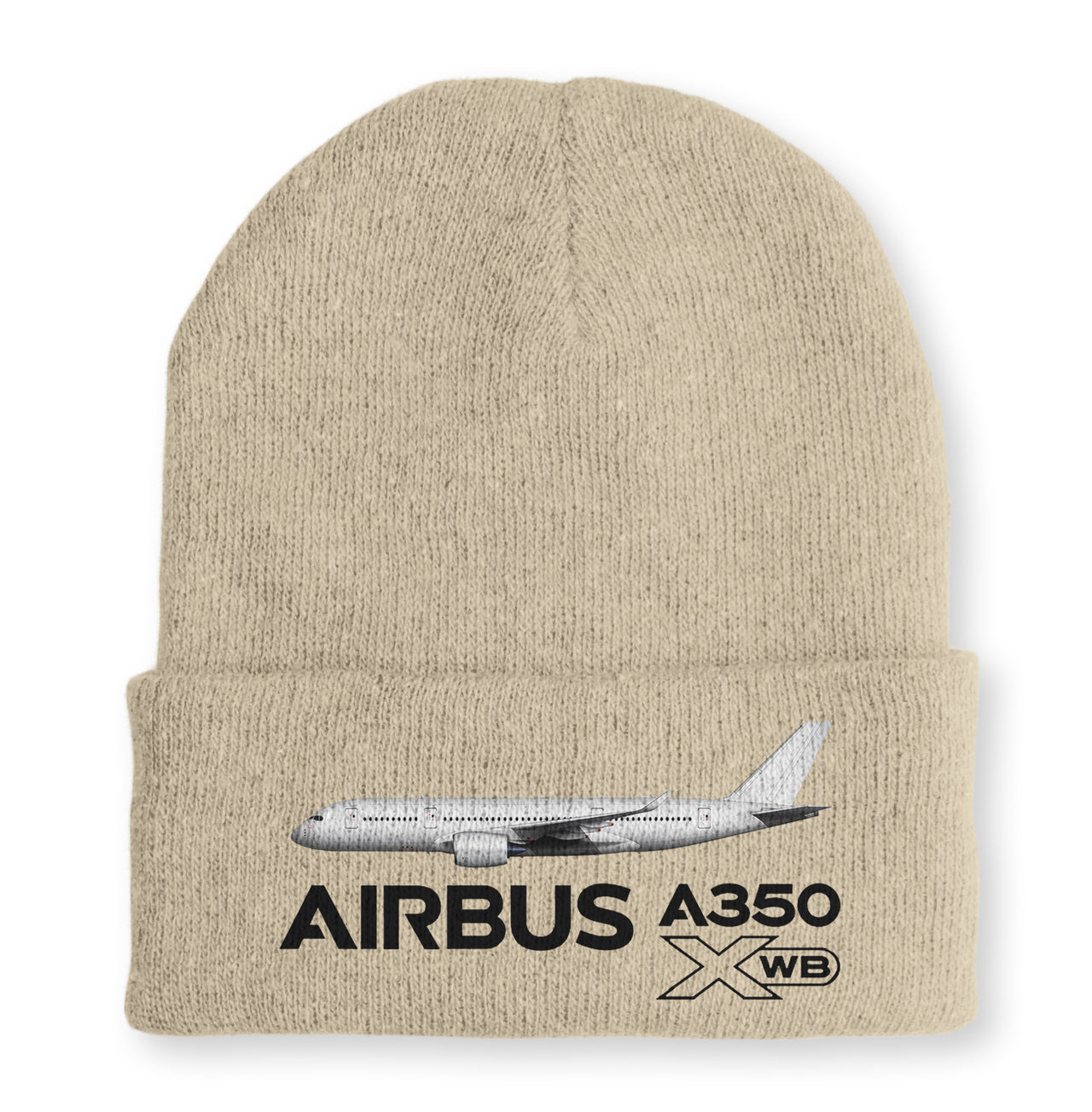 The Airbus A350 WXB Embroidered Beanies