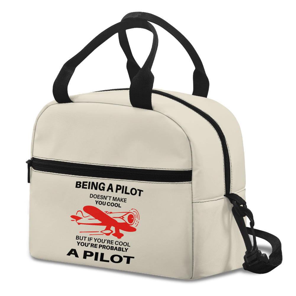 If You're Cool You're Probably a Pilot Designed Lunch Bags
