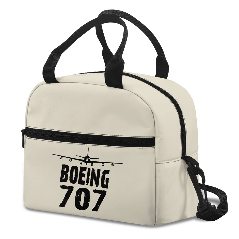 Boeing 707 & Plane Designed Lunch Bags
