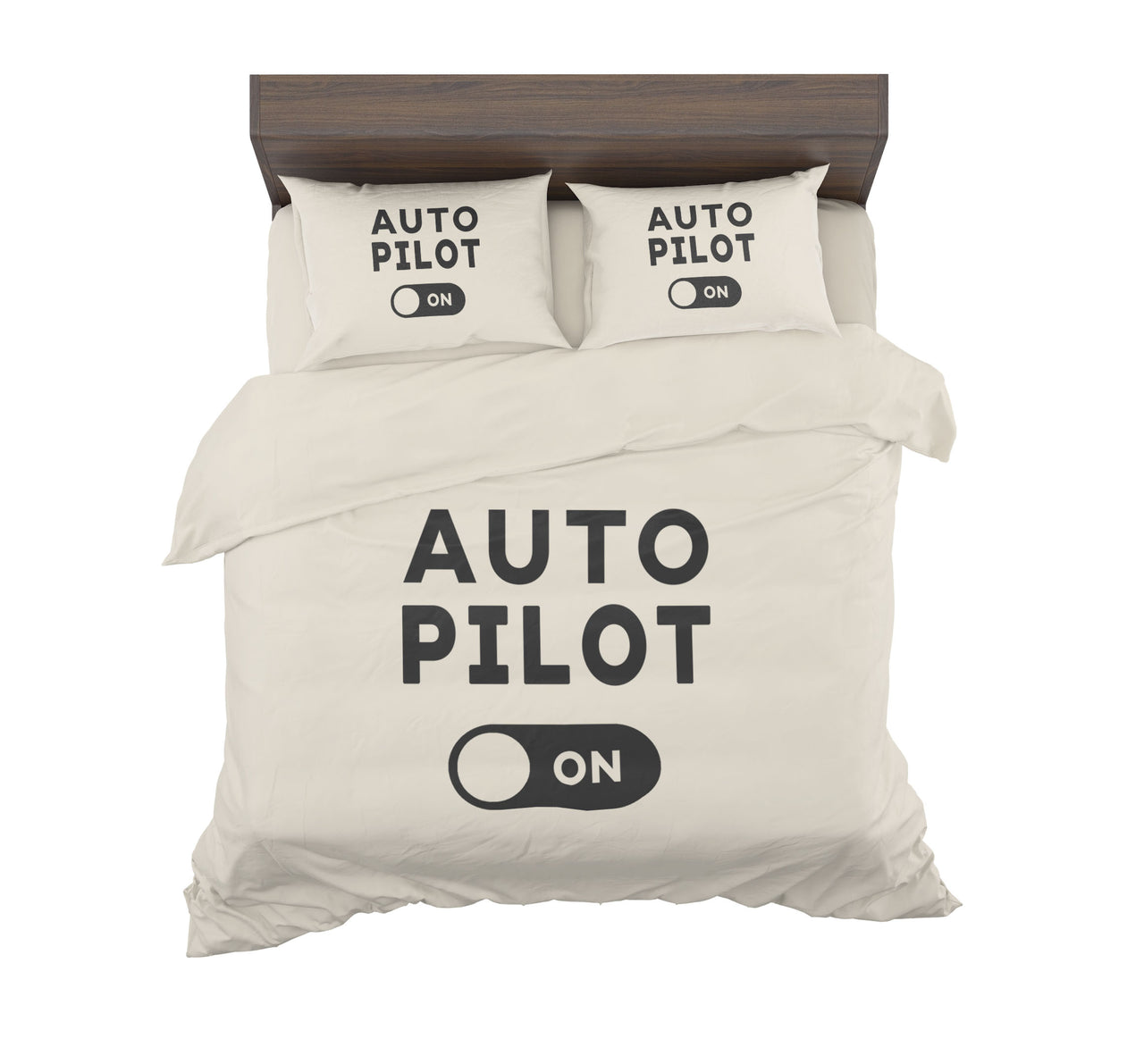 Auto Pilot ON Designed Bedding Sets