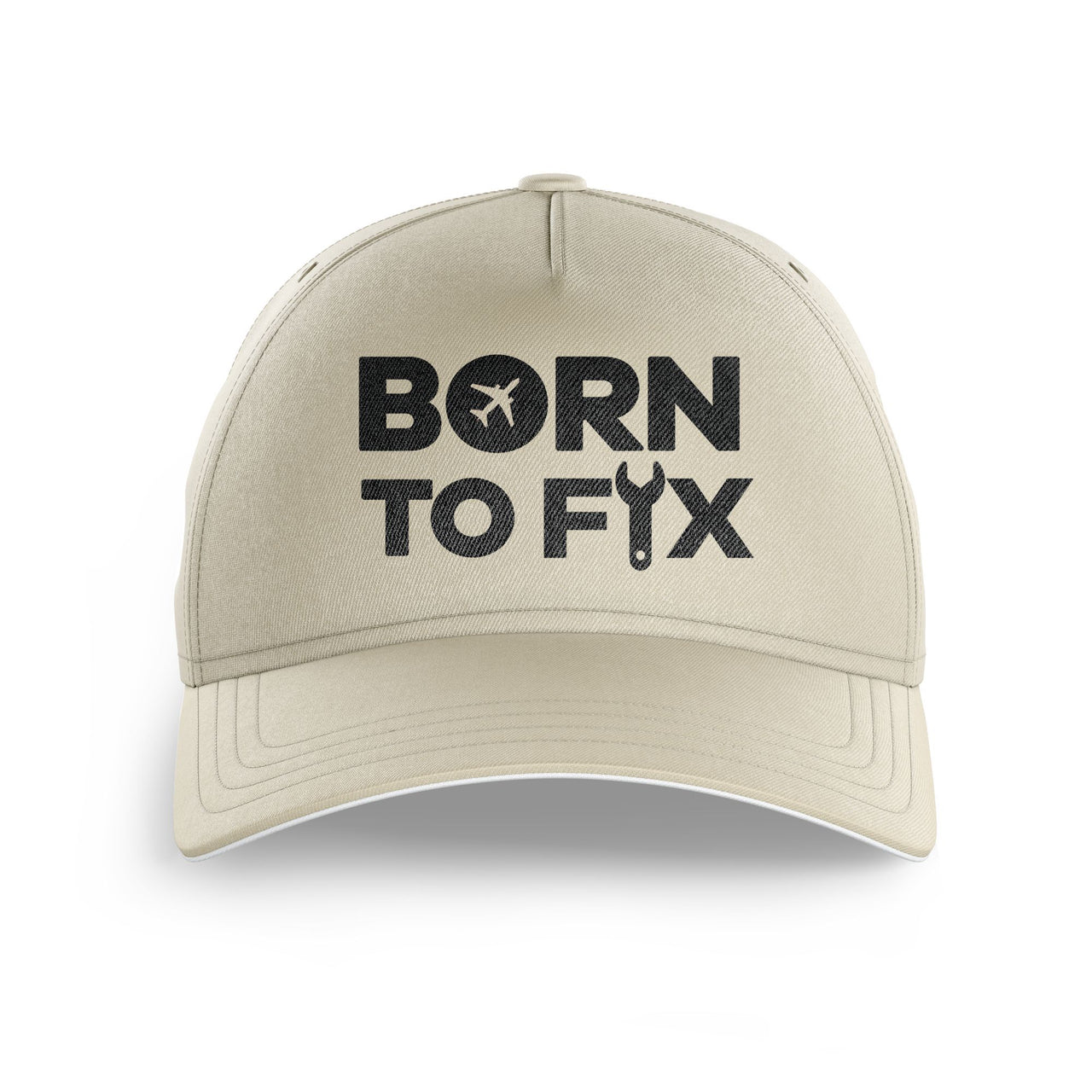 Born To Fix Airplanes Printed Hats