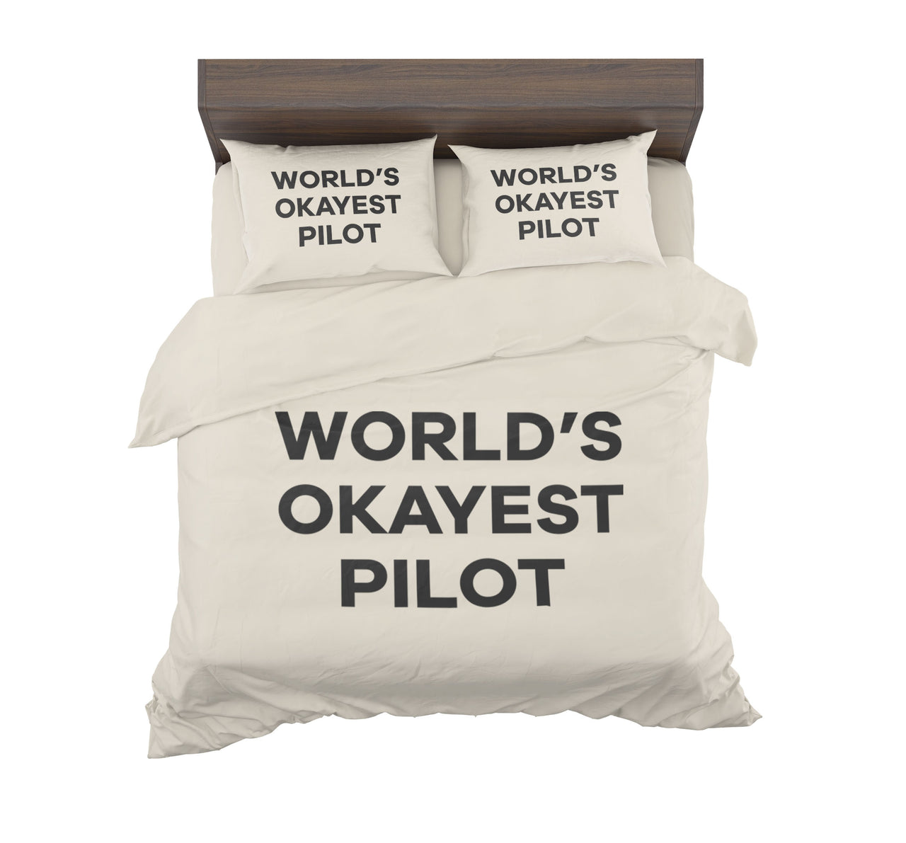 World's Okayest Pilot Designed Bedding Sets