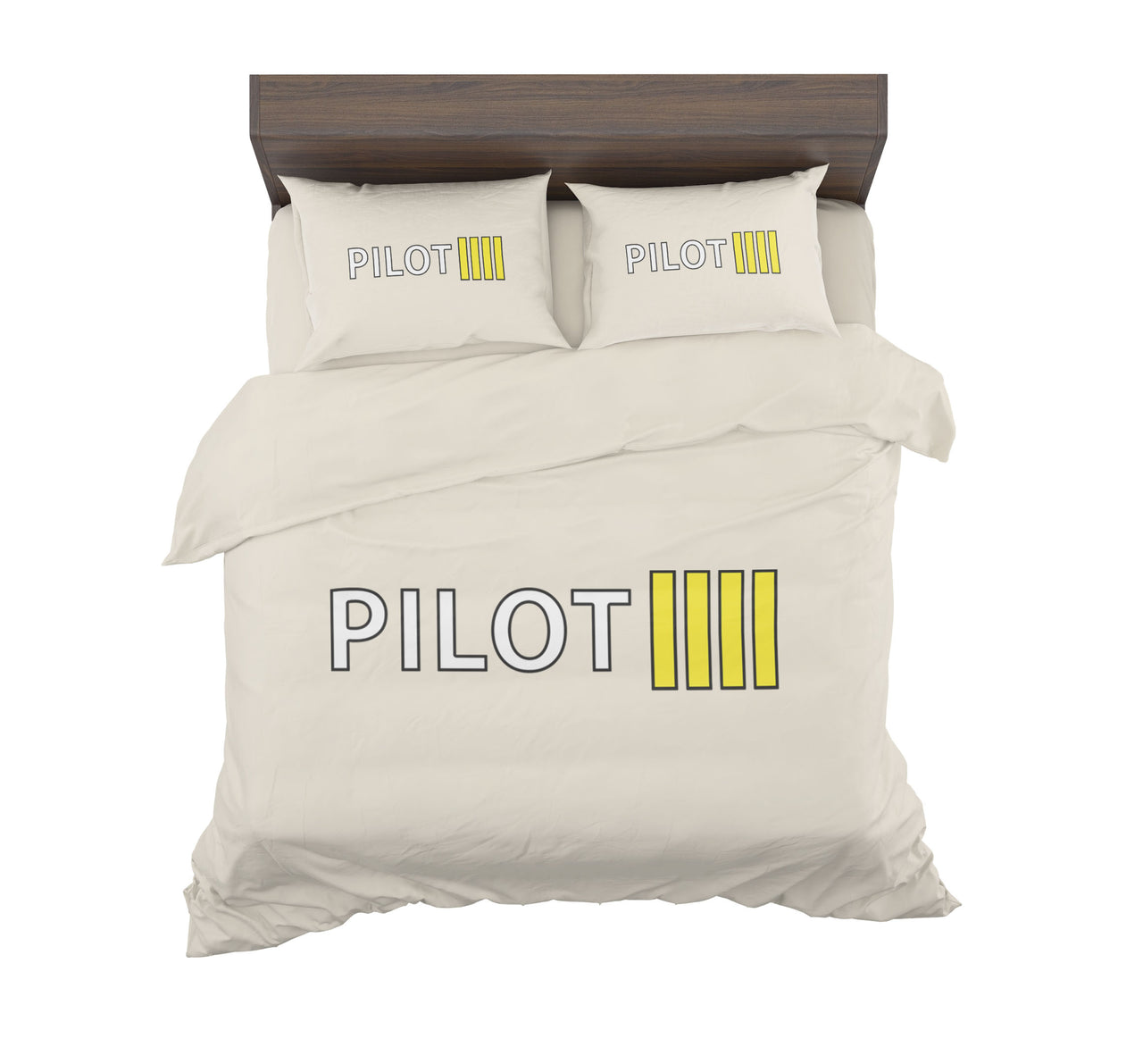 Pilot & Stripes (4 Lines) Designed Bedding Sets