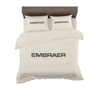 Thumbnail for Embraer & Text Designed Bedding Sets