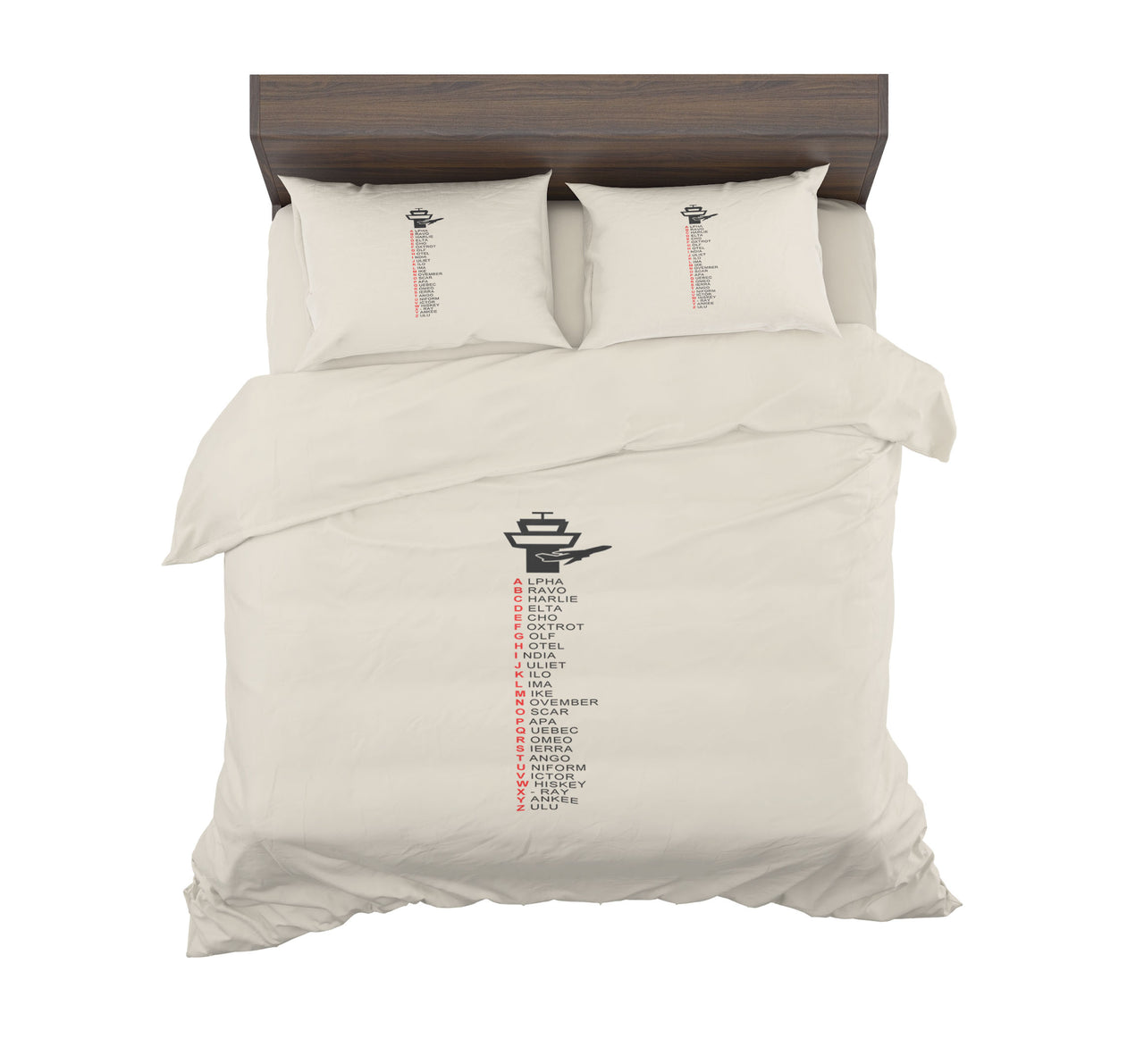 Aviation Alphabet Designed Bedding Sets