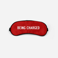 Thumbnail for Being Charged Sleep Masks Aviation Shop Red Sleep Mask 