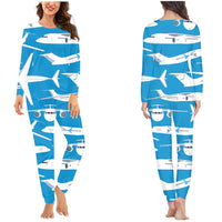 Thumbnail for Big Airplanes Designed Women Pijamas