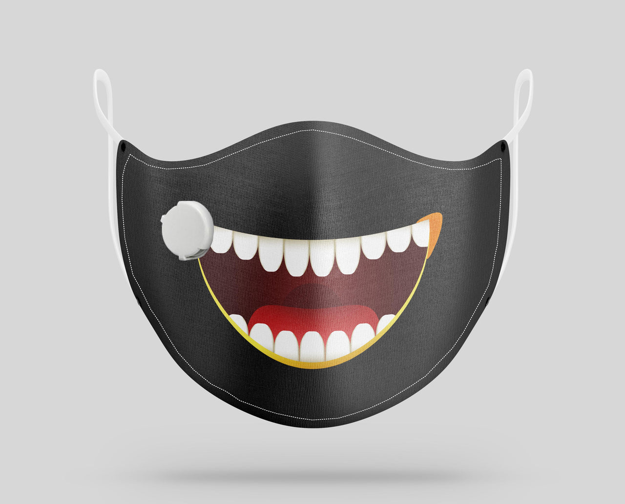 Big Teeth Face Designed Face Masks