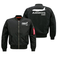 Thumbnail for Airbus A320 Printed Pilot Jackets (Customizable) Pilot Eyes Store Black (Thin) M (US XS) 