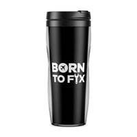 Thumbnail for Born To Fix Airplanes Designed Travel Mugs