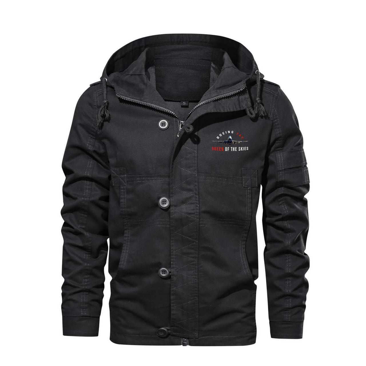 Boeing 747 Queen of the Skies Designed Cotton Jackets