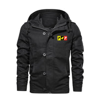 Thumbnail for Flat Colourful 747 Designed Cotton Jackets