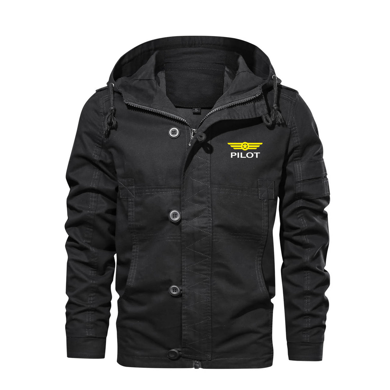 Pilot & Badge Designed Cotton Jackets