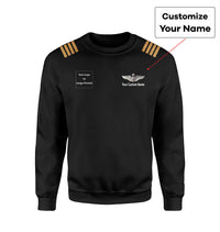 Thumbnail for Custom Name &  LOGO & EPAULETTES (US Air Force & Star) Designed 3D Sweatshirts