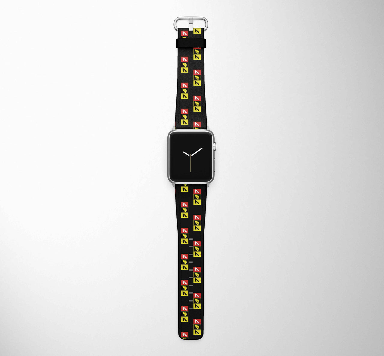 Flat Colourful 747 Designed Leather Apple Watch Straps