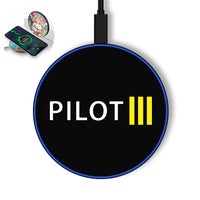 Thumbnail for Pilot & Stripes (3 Lines) Designed Wireless Chargers