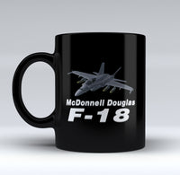 Thumbnail for The McDonnell Douglas F18 Designed Black Mugs
