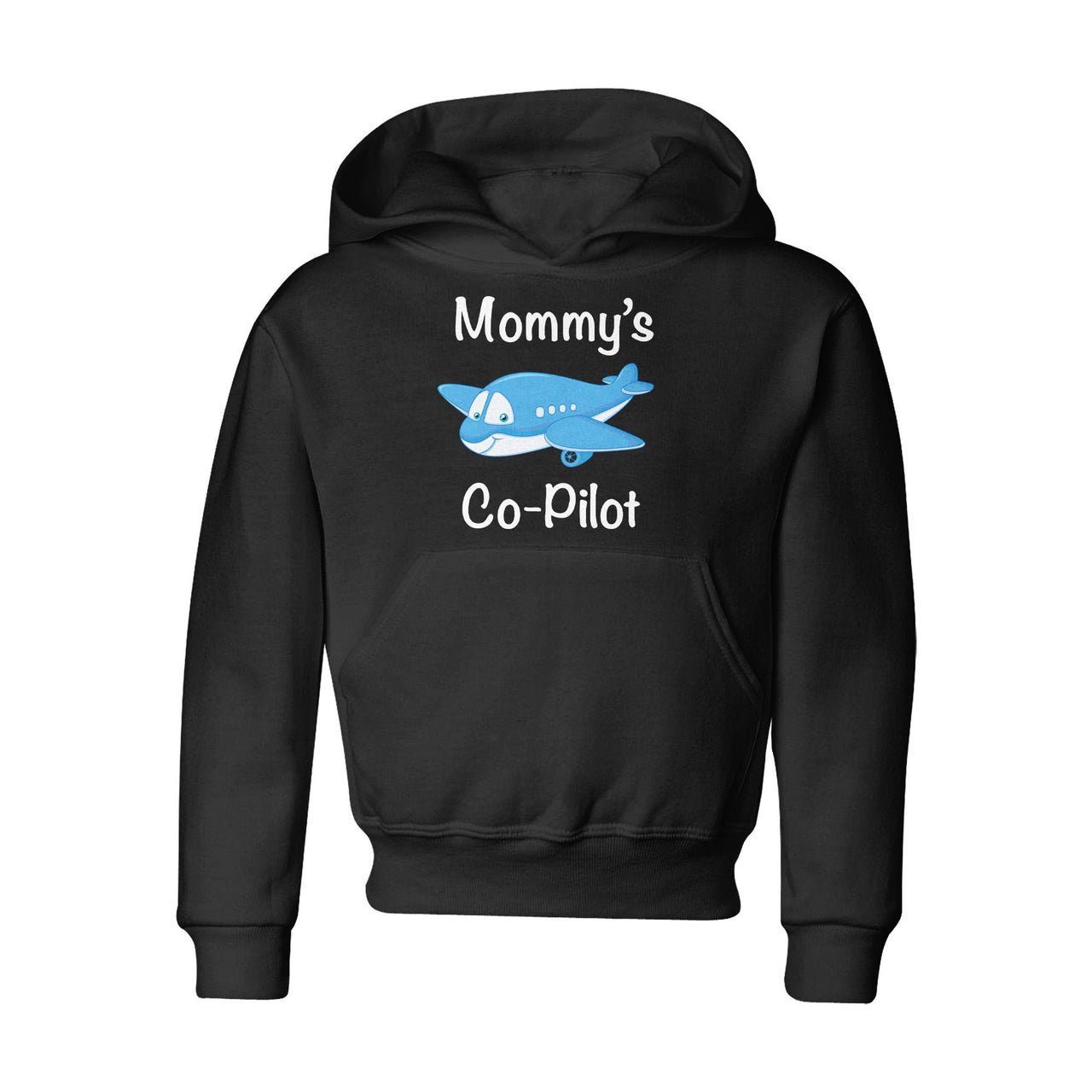 Mommy's Co-Pilot (Jet Airplane) Designed "CHILDREN" Hoodies
