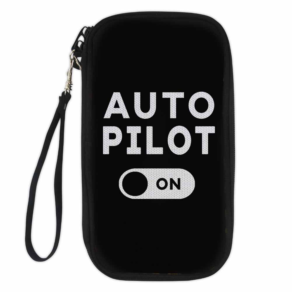 Auto Pilot ON Designed Travel Cases & Wallets