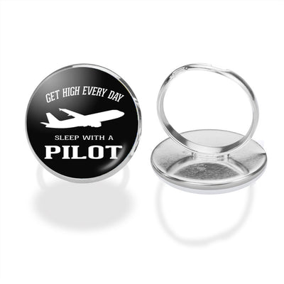Get High Every Day Sleep With A aviation ring in stainless steel.