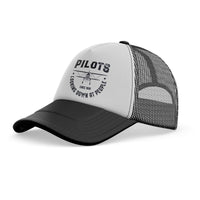 Thumbnail for Pilots Looking Down at People Since 1903 Designed Trucker Caps & Hats