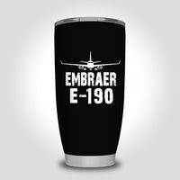 Thumbnail for Embraer E-190 & Plane Designed Tumbler Travel Mugs