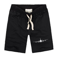 Thumbnail for Boeing 747 Silhouette Designed Cotton Shorts