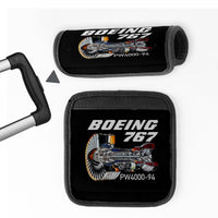 Thumbnail for Boeing 767 Engine (PW4000-94) Designed Neoprene Luggage Handle Covers
