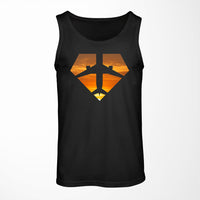 Thumbnail for Supermen of The Skies (Sunset) Designed Tank Tops