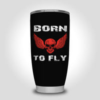 Thumbnail for Born To Fly SKELETON Designed Tumbler Travel Mugs