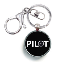 Thumbnail for Pilot & Jet Engine Designed Circle Key Chains