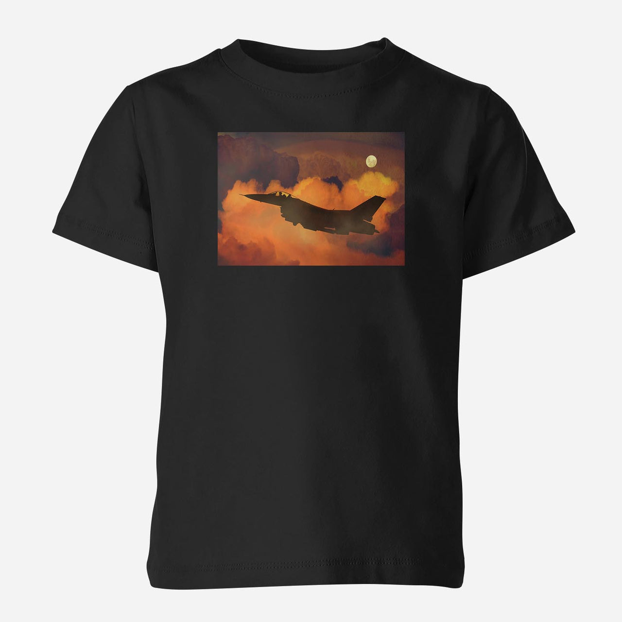 Departing Fighting Falcon F16 Designed Children T-Shirts