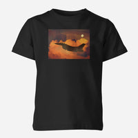 Thumbnail for Departing Fighter Jet 16 Designed Children T-Shirts