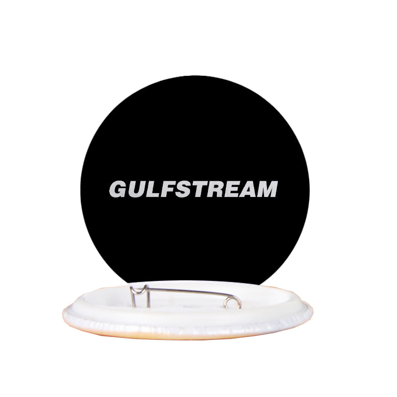 Gulfstream & Text Designed Pins