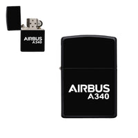 Thumbnail for Airbus A340 & Text Designed Metal Lighters
