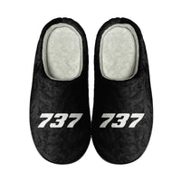Thumbnail for 737 Flat Text Designed Cotton Slippers