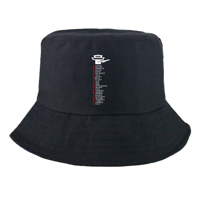 Aviation Alphabet Designed Summer & Stylish Hats