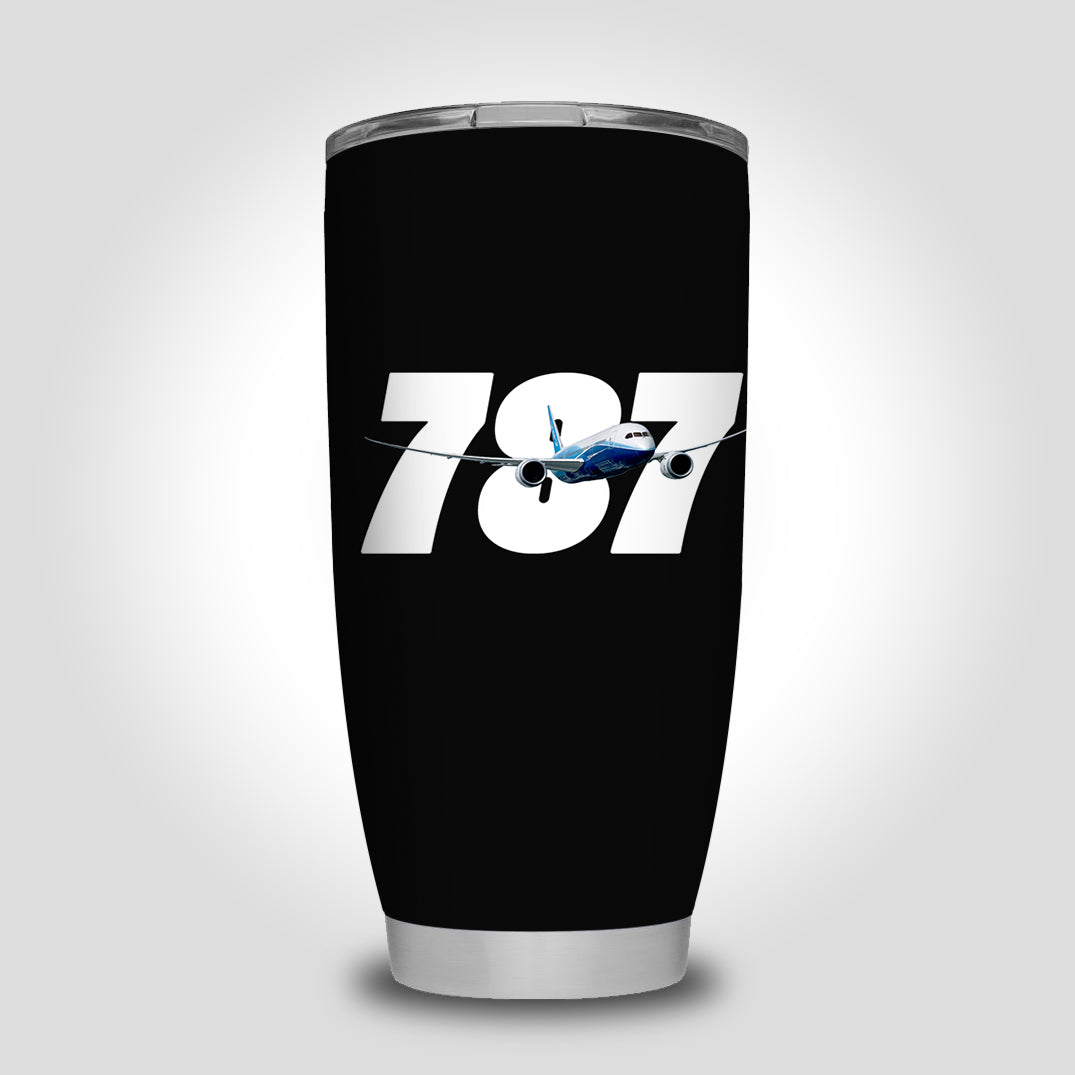 Super Boeing 787 Designed Tumbler Travel Mugs