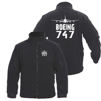 Thumbnail for Boeing 747 & Plane Designed Fleece Military Jackets (Customizable)
