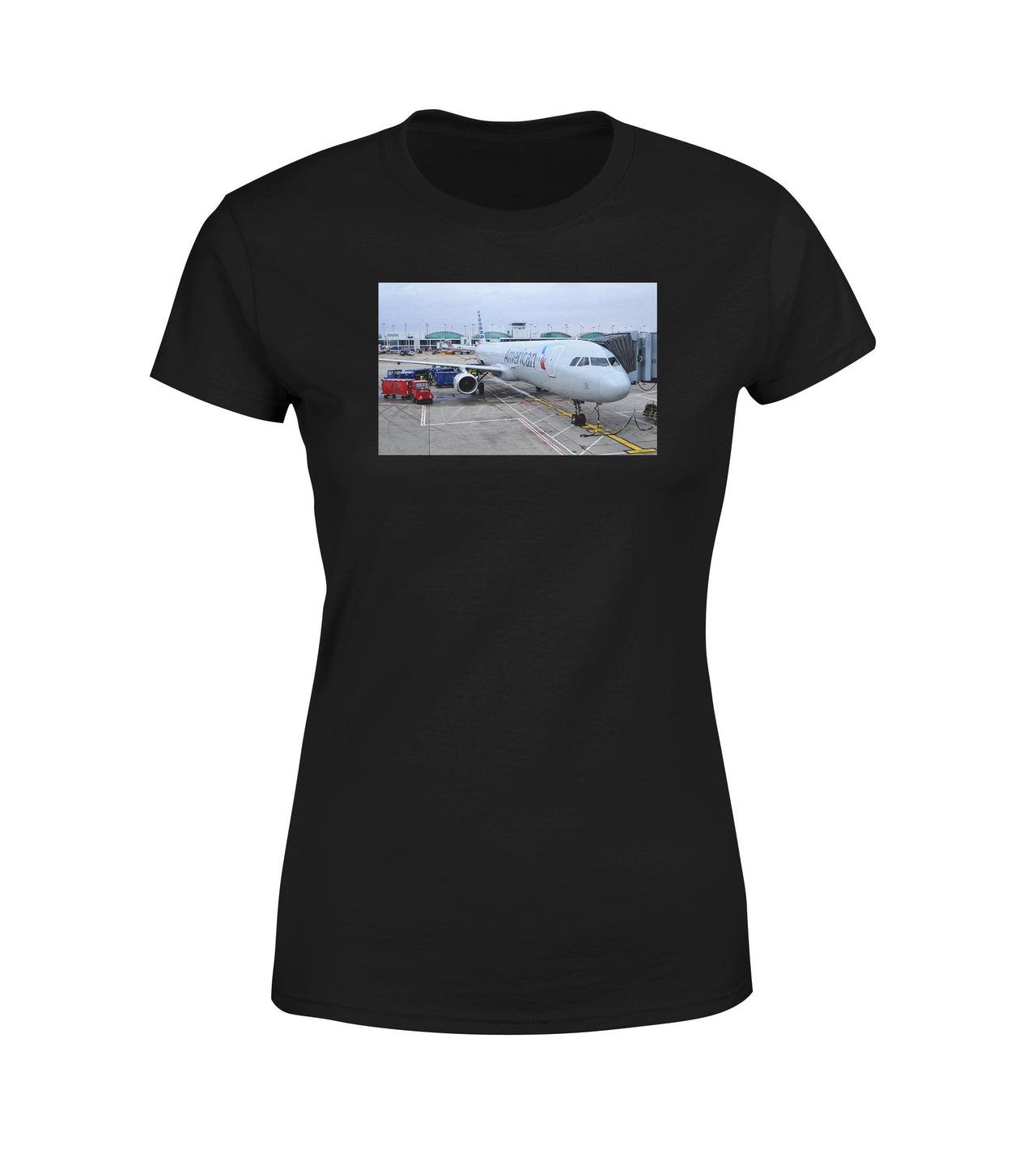 American Airlines A321 Designed Women T-Shirts