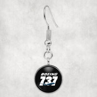 Thumbnail for Super Boeing 737+Text Designed Earrings
