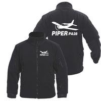 Thumbnail for The Piper PA28 Designed Fleece Military Jackets (Customizable)
