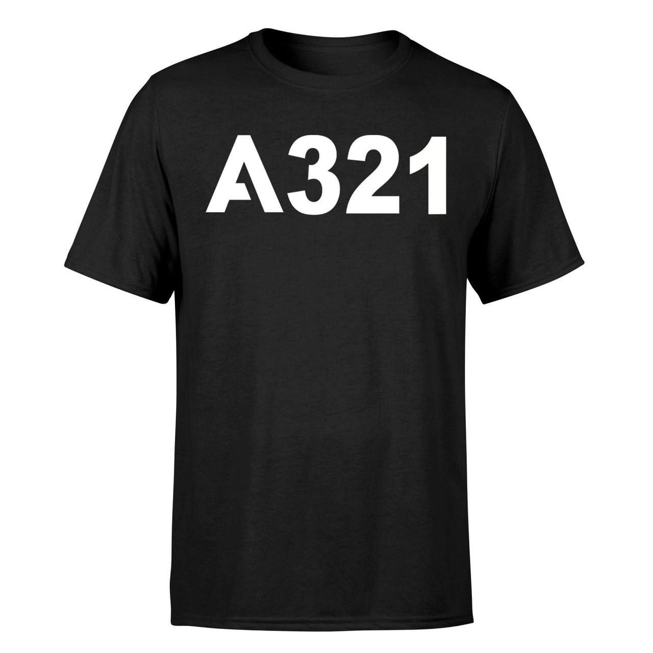 A321 Flat Text Designed T-Shirts