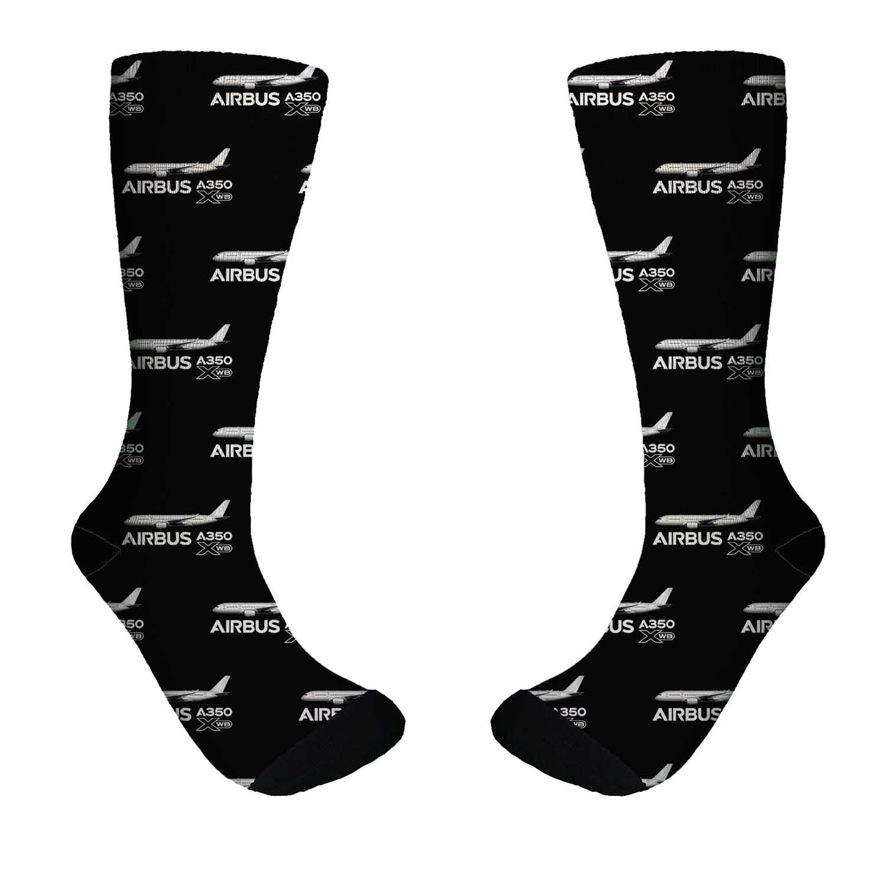 The Airbus A350 WXB Designed Socks